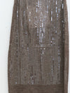 SWAYING Fall/Winter 2025: Beaded alpaca wool sweater/skirt set SW-SW-SW25AW3B04-HUIZONG (Gray-brown) Skirt (SW25AW1T07C1S4)